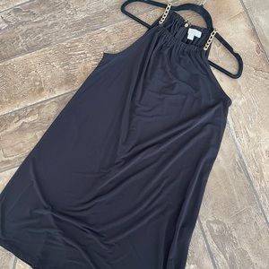 Michael Kors Chain Halter Shift dress MED